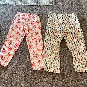 Holiday Print Pajama Pants - Red & Multicolor